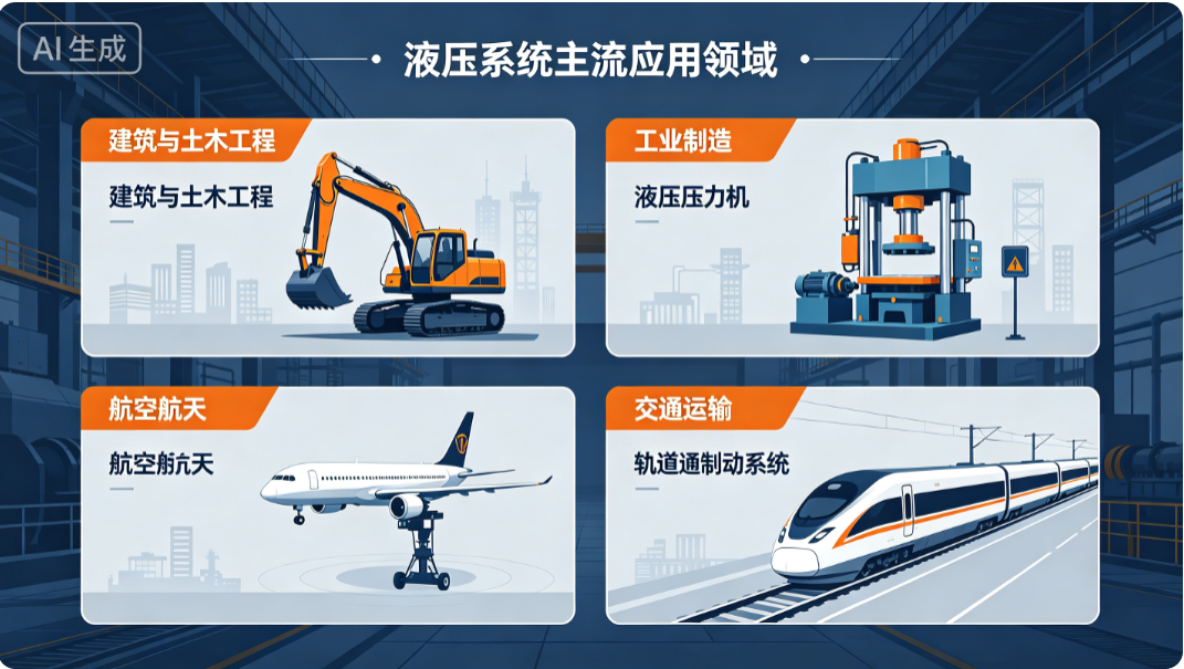 液压多行业应用场景拼图