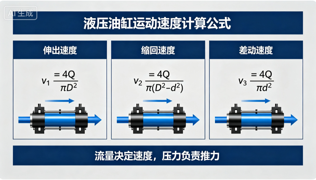 液压油缸运动计算