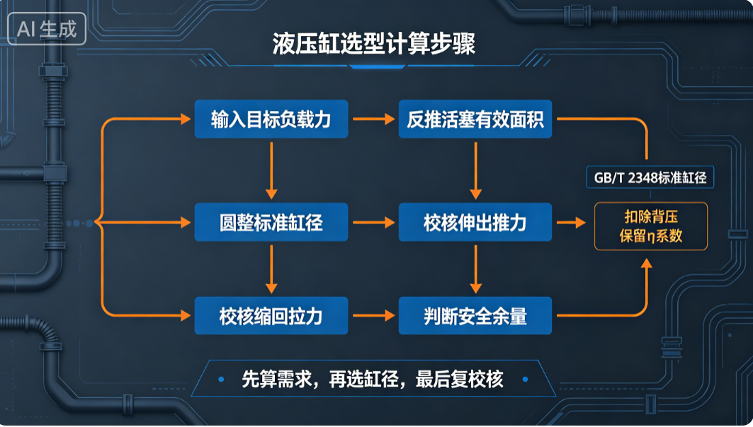 液压缸选型计算步骤
