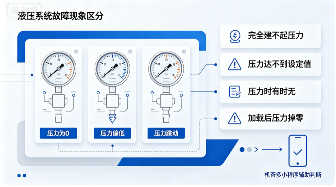 故障现象区分示意图