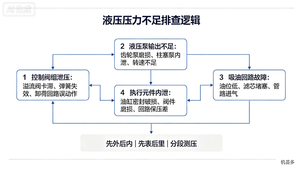 机荟多液压压力不足