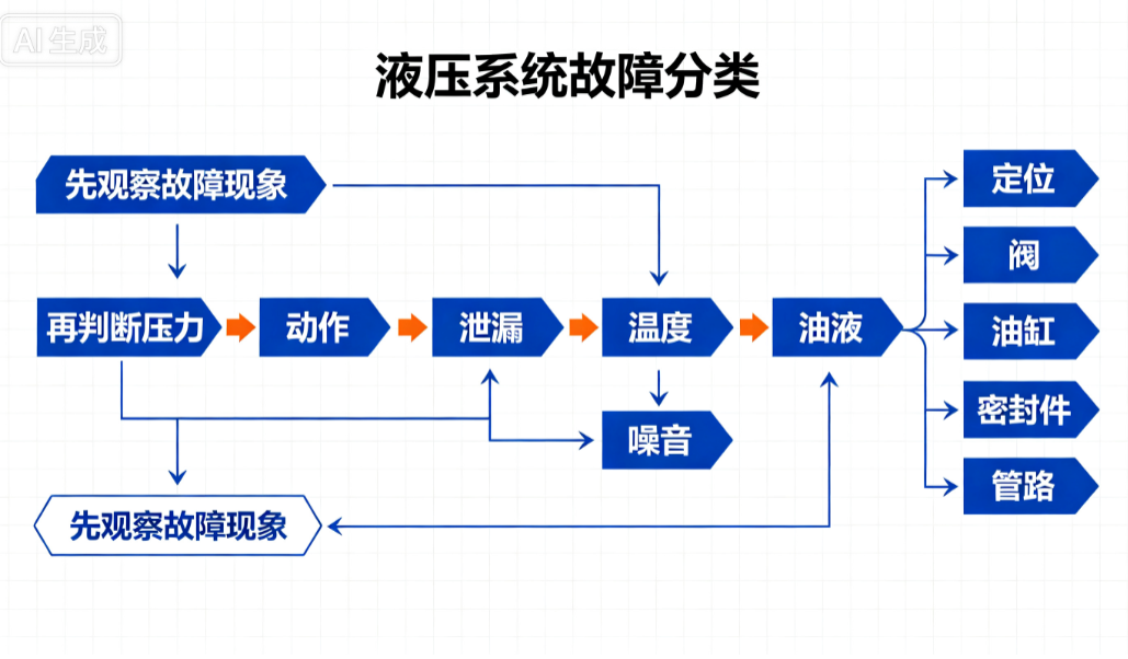 液压系统故障