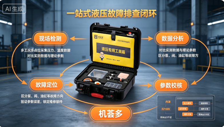 机荟多一站式液压故障诊断工具